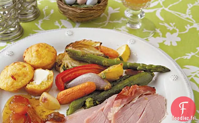 Légumes de Printemps Rôtis aux Herbes