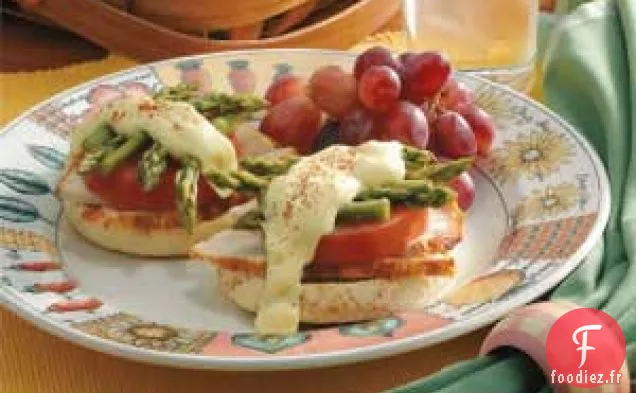 Sandwichs au Poulet aux Asperges