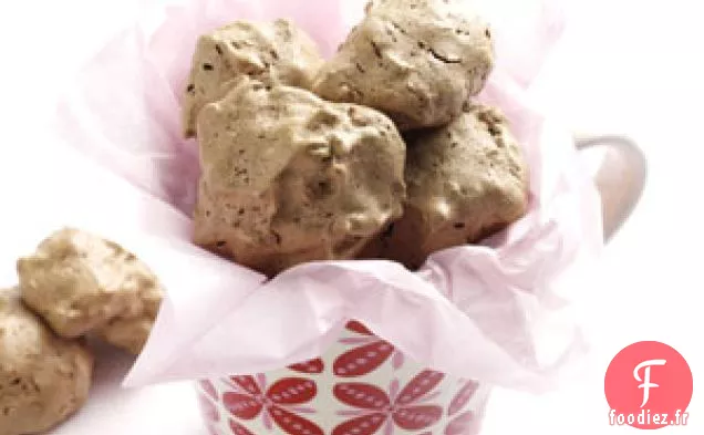 Meringues Cerise-Chocolat Noix de Coco