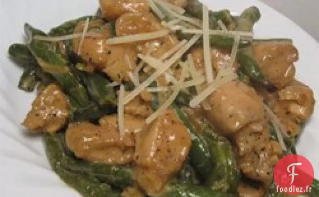 Poulet Divin aux Haricots Verts