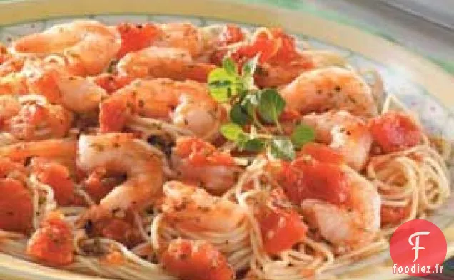Crevettes Italiennes et Pâtes