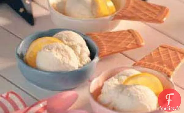 Crème Glacée Simple au Citron
