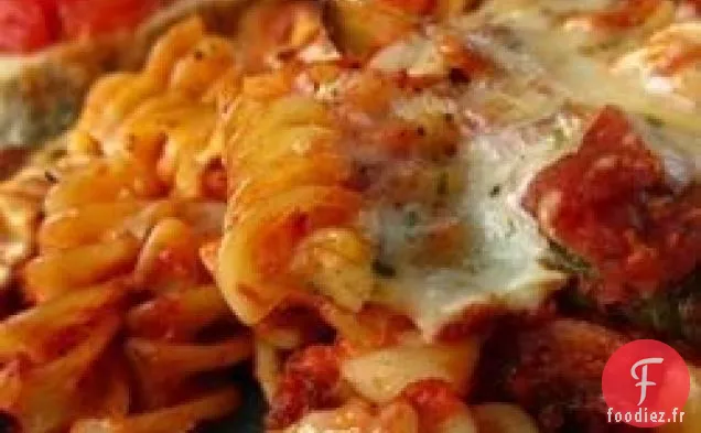 Casserole de Rotini et Salami