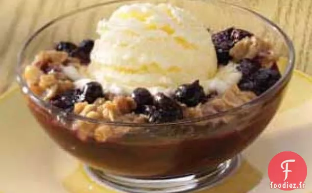 Crumble aux Myrtilles