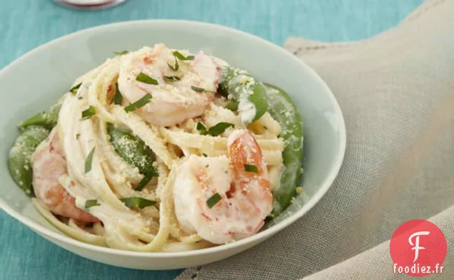 Linguine Crémeuse à la Ciboulette et à l'Oignon