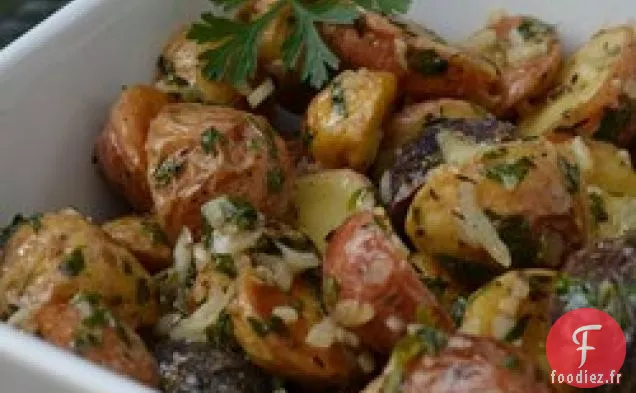 Salade De Pommes De Terre Nouvelles Rôties Aux Olives