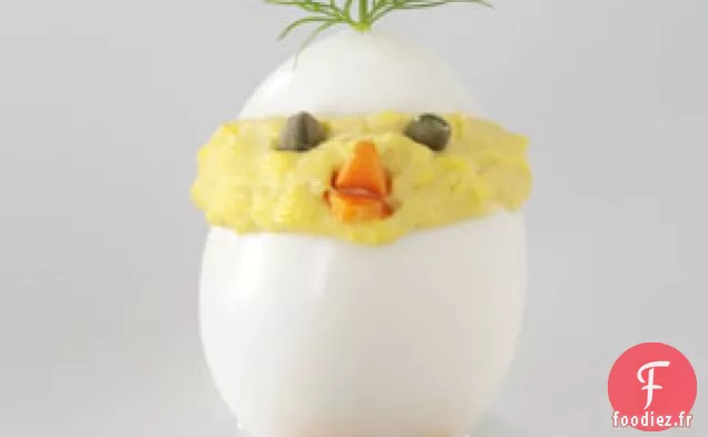 Œufs diaboliques de Poussins au Ranch