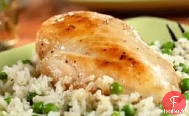 Poulet au Riz Salé aux Herbes
