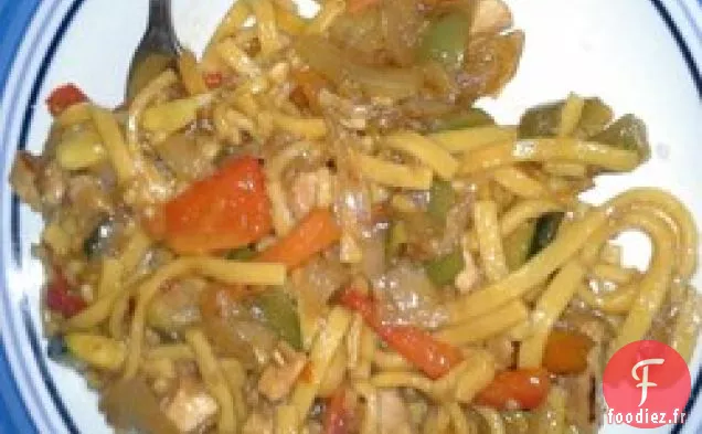 Chow Mein au Poulet (Style Antillais)