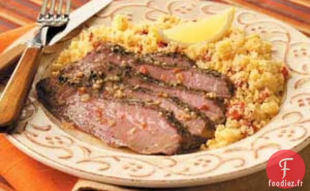 Bifteck de Flanc avec Couscous