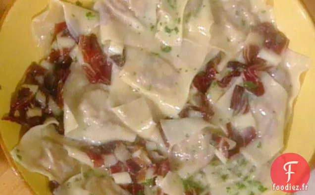 Ravioli di Castagne e Treviso (Raviolis aux Châtaignes et Radicchio)
