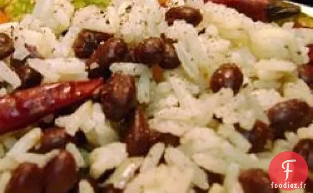 Riz à la Noix de Coco et Haricots Noirs