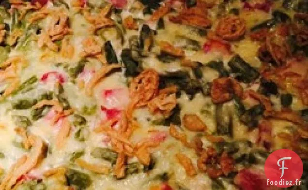 Casserole de Haricots Verts au Fromage Suisse