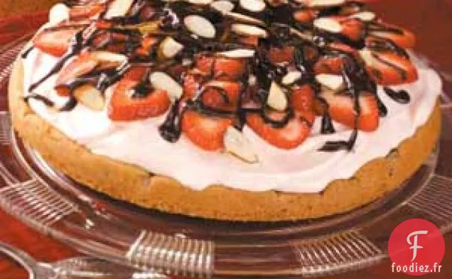 Tarte au Fudge à la Fraise