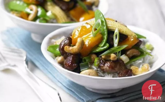 Porc Aux Cinq épices et Noix de Cajou