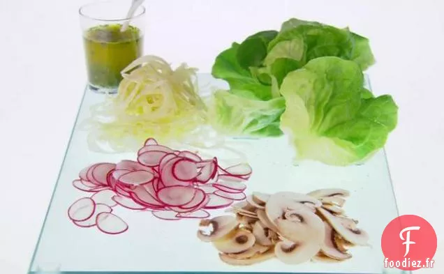 Salade de Fenouil, Radis et Ciboulette