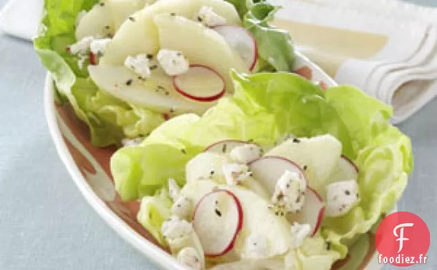 Coupes de Laitue au Fromage de Chèvre
