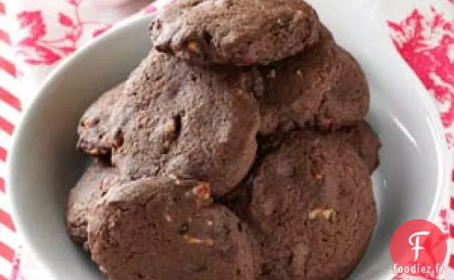 Biscuits Doubles au Chocolat et aux Pacanes