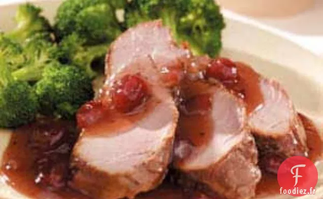 Filet de Porc aux Canneberges