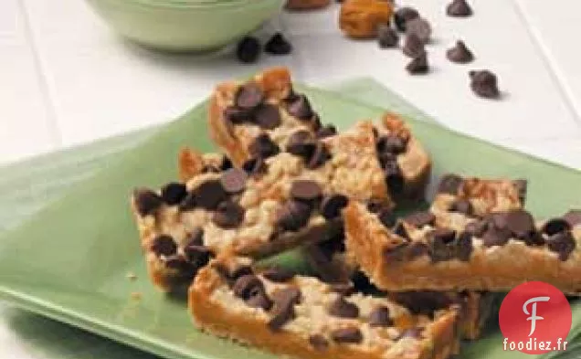 Barres de Caramel aux Pépites de Chocolat