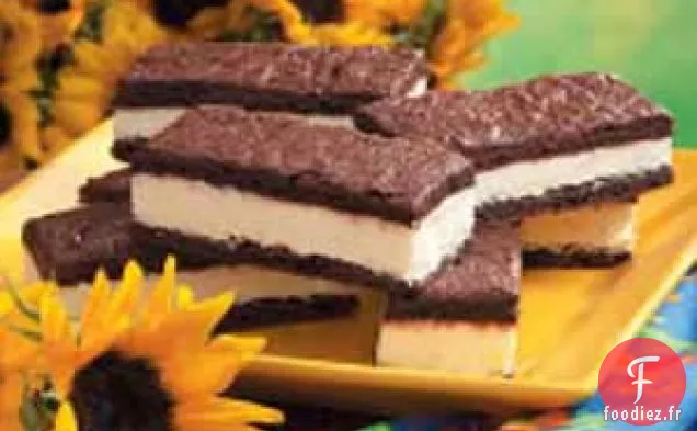 Sandwichs au Brownie à la Mousse Congelée