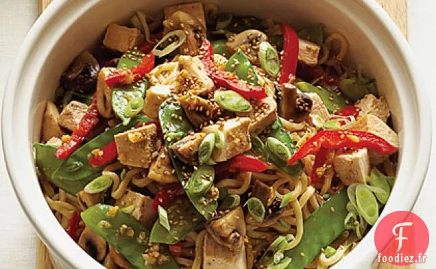 Sauté de Nouilles à la Dinde