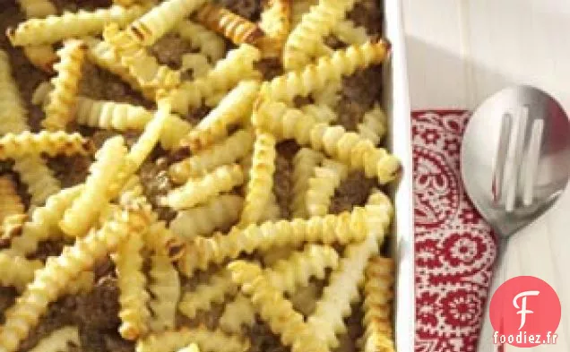 Casserole de Cheeseburger et Frites