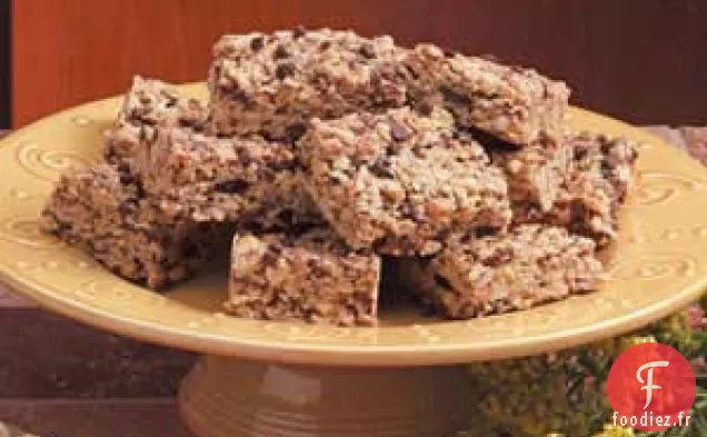 Barres Granola aux Pépites de Chocolat au Beurre d'Arachide