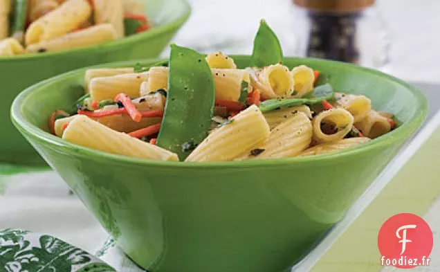 Légumes au Citron et Pâtes