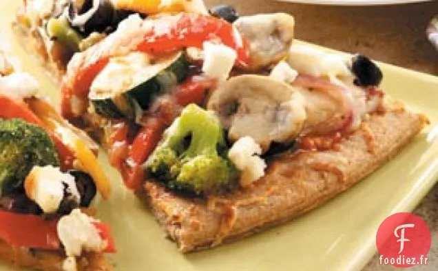 Pizza Végétarienne au Pesto