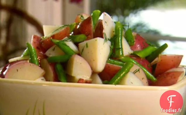 Salade de Pommes de Terre Nouvelles et Légumes Verts