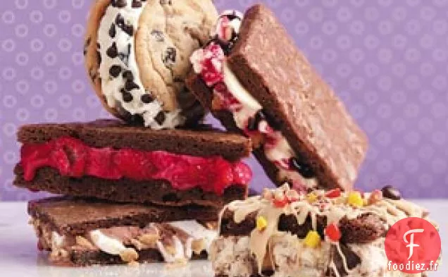 Sandwichs à la Crème Glacée au Beurre d'Arachide Double