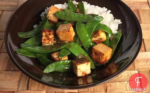 Recette De Sauté Épicé Aux Pois De Neige Et Au Sésame