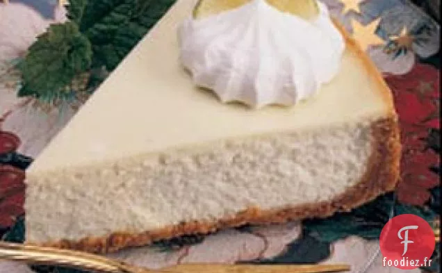 Cheesecake au Citron Vert Frais