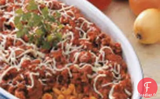 Cuisson de Macaronis à la Viande