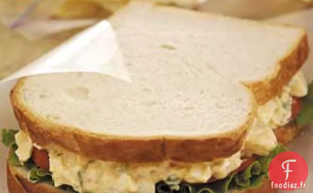 Sandwichs à la Salade aux Œufs de Maman