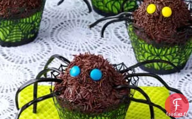 Cupcakes Araignées