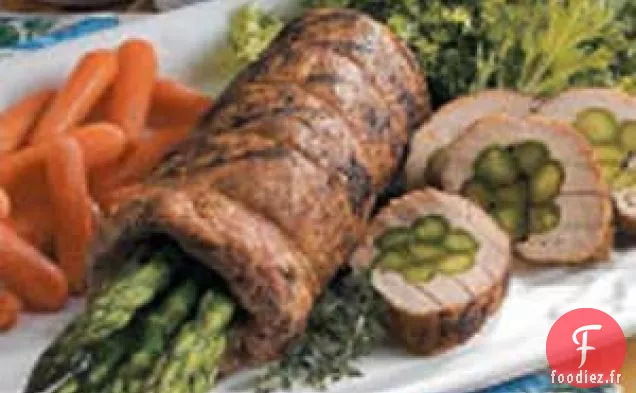 Filet de Porc Farci aux Asperges