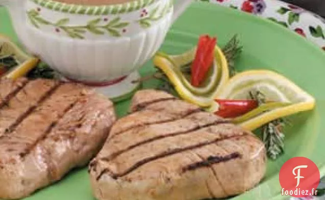 Steaks de Thon aux Agrumes et au Gingembre