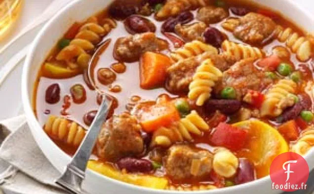 Ragoût de Pâtes à la Saucisse