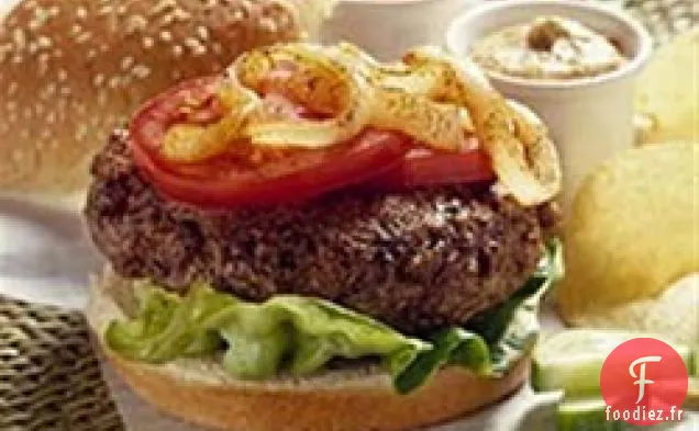 Burgers aux Oignons Grillés