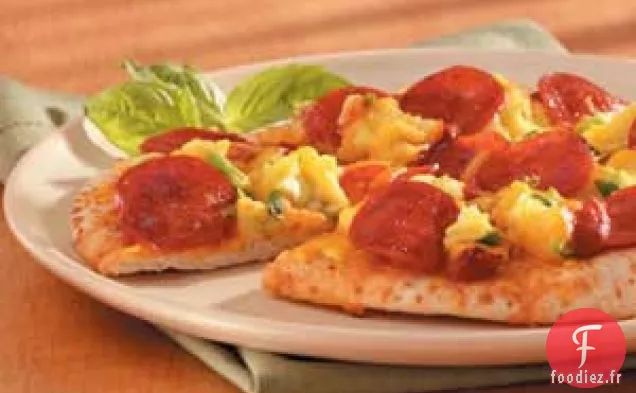Petit Déjeuner Pizza au Pepperoni
