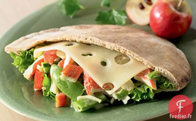 Pita au Crabe et à la Gousse de Pois