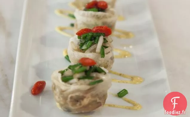 Boulettes de Girolles et Ciboulette Fleurie