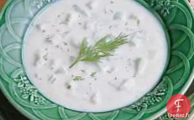 Soupe de Pommes De Terre au Concombre