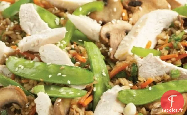 Riz Frit Au Poulet Facile