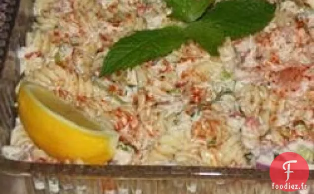 Salade de Macaronis aux Crevettes et au Crabe