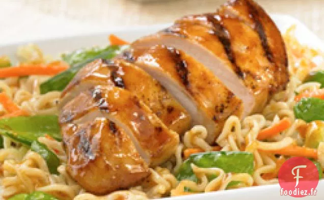 Salade de Nouilles au Poulet Asiatique