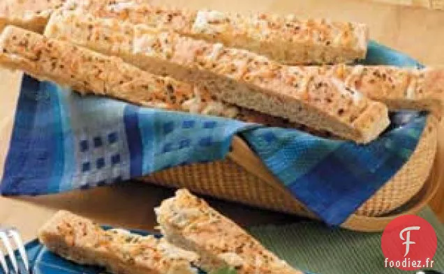 Gressins au Fromage à L'Ail