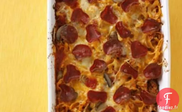 Casserole de Pizza au Pepperoni